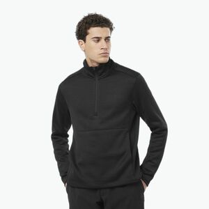Férfi Salomon Essential Midwarm mélyfekete trekking pulóver (Essential Midwarm LC2294800) kép