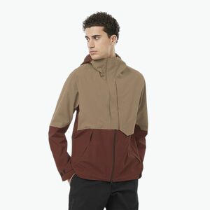 Férfi Salomon Outerpath Pro rum mazsola/shitake esőkabát (Outerpath Pro LC2309600) kép