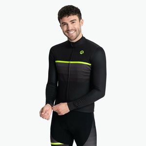 Longsleeve rowerowy męski Rogelli Hero II black/fluor (Hero II ROG352415) kép
