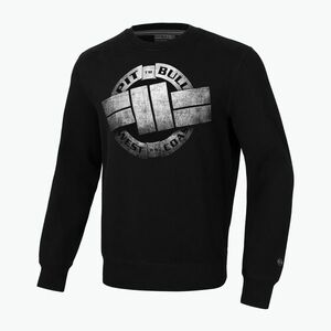 Férfi Pitbull West Coast Crewneck Steel Logo X pulóver fekete (Steel Logo X 114027900003) kép