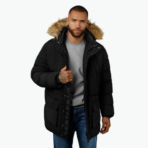 Férfi kabát Pitbull Forest Hooded Parka black (Forest Hooded Parka 524039900001) kép