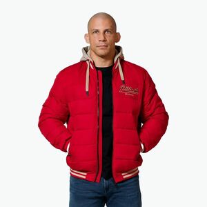Férfi kabát Pitbull Hidden Quilted Hooded red/beige (Hidden Quilted Hooded 524041452103) kép
