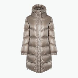 Woolrich női kabát Aliquippa Long Puffer világos taupe (Aliquippa Long Puffer CFWWOU0926FRUT3085) kép