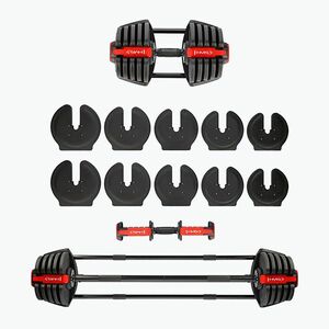 HMS SGR40 Pro 2W1 43, 5 kg-os súlykészlet fekete színben (SGR40 Pro 2W1 17-57-072) kép