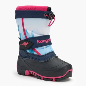 Gyermek hócsizma KangaROOS Kanga-Bean IV dk navy/ daisy pink (Kanga-Bean IV 10209-000-4204) kép