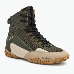 Hayabusa Talon Boxing zöld/barna férfi boksz cipő (Talon Boxing TBS-GRBR-8) kép