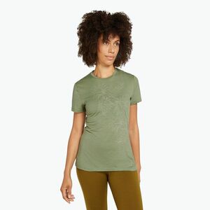 Női Icebreaker Merino 150 Tech Lite Winter Floral lichen trekking póló (Merino 150 Tech Lite Winter Floral IB0A5744A741) kép