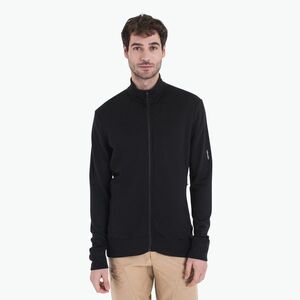 Férfi Icebreaker Merino 260 Quantum IV Zip fekete trekking kabát (Merino 260 Quantum IV Zip IBBA56W10011) kép