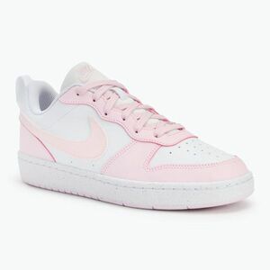 Nike Court Borough Low Recraft fehér/rózsaszín habcipő (Court Borough Low Recraft DV5456-105) kép