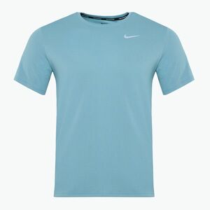 Férfi futópóló Nike Miler Dri-Fit UV denim turquoise (Miler Dri-Fit UV DV9315-464) kép