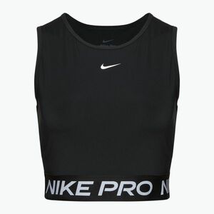 Női sporttrikó Nike Pro Dri-Fit black/white (Pro Dri-Fit FZ3615-010) kép