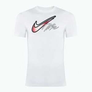 Férfi kosárlabdás póló Nike Dri-Fit Basketball white (Dri-Fit Basketball FZ8095-100) kép