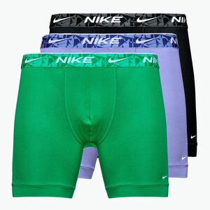 Férfi Nike Everyday Cotton Stretch boxeralsó 3 pár zöld/fekete (Everyday Cotton Stretch KE1007-5GJ) kép