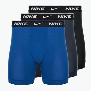 Nike Everyday Cotton Stretch férfi boxeralsó 3 pár obszidián/game royal/fekete (Everyday Cotton Stretch KE1007-9J1) kép