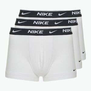 Férfi boxeralsó Nike Everyday Cotton Stretch Trunk 3 pár fehér (Everyday Cotton Stretch Trunk KE1008-MED) kép