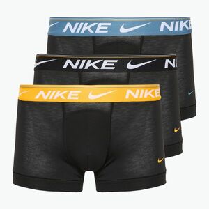 Férfi boxeralsó Nike Dri-FIT Ultra Comfort Trunk 3 pár fekete arany/zivatar/fekete (Dri-FIT Ultra Comfort Trunk KE1256-5YS) kép