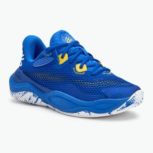 Kosárlabda cipő Under Armour Curry Splash 24 royal/taxi/white (Curry Splash 24 3027636-401) kép