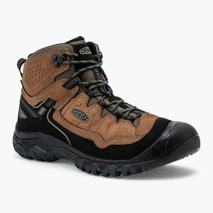 Férfi trekking cipő KEEN Targhee IV Mid Wp wide bison /brindle (Targhee IV Mid Wp 1029002) kép