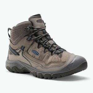 Férfi túracipő KEEN Targhee IV Mid WP steel grey/coronet blue (Targhee IV Mid WP 1029826) kép