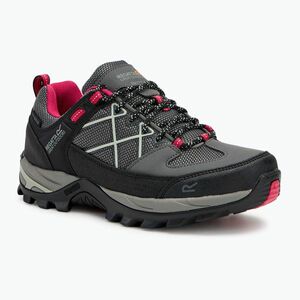 Női trekking cipő REGATTA Samaris III Low dark steel/pink potion (Samaris III Low RWF835-09Z) kép
