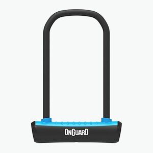 Kerékpár zár OnGuard Neon 8152BU U-Lock black/blue (Neon ONG-8152BU) kép