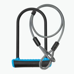 Kerékpár zár OnGuard Neon 8154BU U-Lock black/blue (Neon ONG-8154BU) kép