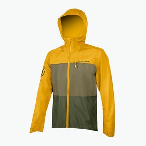Férfi kerékpáros kabát Endura Singletrack II Waterproof mustard (Singletrack II Waterproof E9176YM) kép