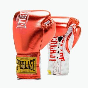 Boxkesztyű Everlast Fight Leather red (Fight Leather EV1910MFG-RED) kép