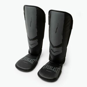 Sípcsont- és lábfejvédő Everlast Prospect Youth Shin Guards black/grey (Prospect Youth Shin Guards EV2990-BLK/GRY) kép