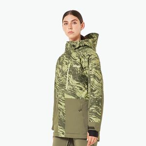 Kurtka snowboardowa damska Oakley TNP TBT Insulated duality swirl dbl green (WMNS TNP TBT Insulated FOA500472) kép