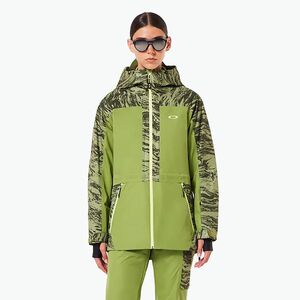 Női sídzseki Oakley Tc Juno Reduct Shell Jacket 2.0 duality swirl dbl green (Tc Juno Reduct Shell Jacket 2.0 FOA500699) kép