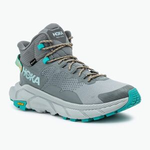 Férfi túrabakancs HOKA Trail Code GTX galaktikus szürke/elektromos aqua (Trail Code GTX 1123165F-GCQ) kép