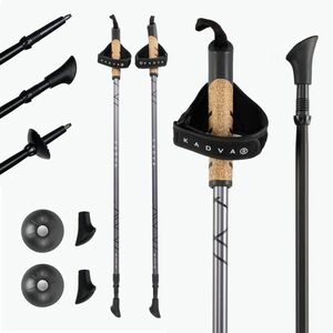 KADVA Nordic walking botok Aruku fekete (Aruku KDV-B4B081-BK) kép