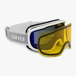 Gogle narciarskie női Giro Moxie white & grey chute/ cobalt/ yellow (Moxie 7165324) kép