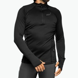 Férfi Inov-8 Venturelite Mid Half Zip futó melegítőfelső fekete (Venturelite Mid Half Zip 001034-BK-01) kép