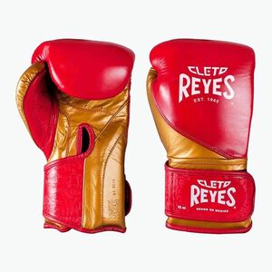 Boxkesztyű Cleto Reyes High Precision Training Leather red/gold (High Precision Training Leather CE712RD) kép