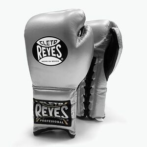 Boxkesztyű Cleto Reyes Lace Up Sparring silver (Lace Up Sparring CE414L) kép