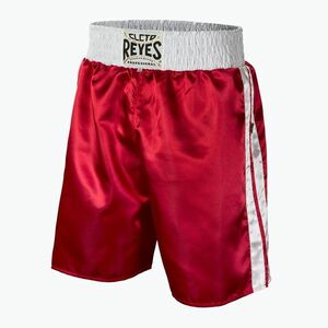 Férfi boxnadrág Cleto Reyes Satin Boxing red/white (Satin Boxing CC532RB) kép