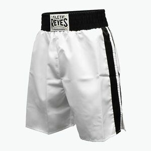 Férfi boxnadrág Cleto Reyes Satin Boxing white/black (Satin Boxing CC532BN) kép
