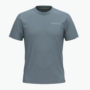 Póló Smartwool Nature's Vibes Graphic Short Sleeve Tee pewter blue (Nature's Vibes Graphic Short Sleeve Tee Slim Fit SW002371L88) kép