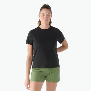 Női túrapóló Smartwool Perfect Crew Short Sleeve black (Perfect Crew Short Sleeve 02381) kép