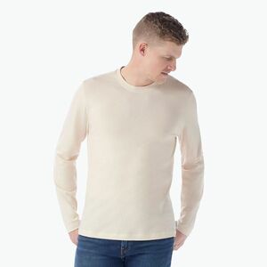 Férfi hosszú ujjú túrafelső Smartwool Perfect Crew almond (Perfect Crew LS 02595) kép