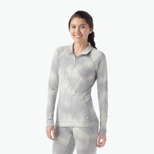 Női thermo pulóver Smartwool Classic Thermal Merino Base Layer 1/4 Zip Boxed light gray foggy pines (Classic Thermal Merino Base Layer 1/4 Zip Boxed 02829-M74) kép