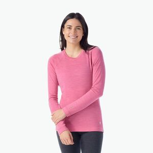 Női thermo hosszú ujjú felső Smartwool Merino 250 Baselayer Crew Boxed garden pink heather (Merino 250 Baselayer Crew Boxed 16370-N72) kép