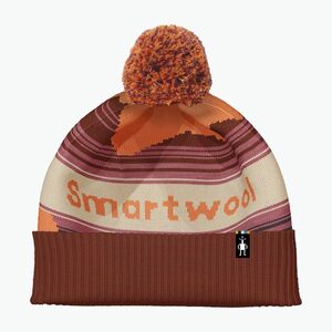 Téli sapka Smartwool Knit Winter Pattern POM apricot (Knit Winter Pattern POM 18125) kép