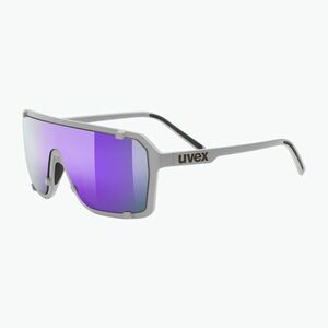 Napszemüveg UVEX Esntl Epic grey matt/mirror purple (Esntl Epic 53/3/061/5516) kép