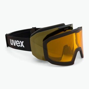 Síszemüveg UVEX Evidnt Attract + case black matt/mirror cooper yellow clear (Evidnt Attract + case 55/0/670/8030) kép