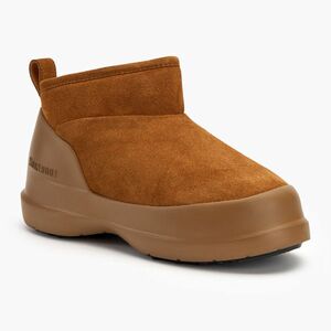 Női Moon Boot Luna Low Boot szarvasbőr cognac hó csizma (Luna Low Boot Suede 80D2480040-M008) kép