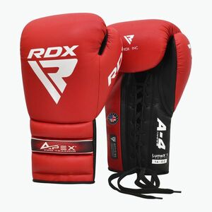 Boxkesztyű RDX Apex Lace Up Training Sparring Boxing red (Apex Lace Up Training Sparring Boxing BGM-PTA4R) kép