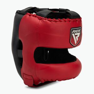 Box fejvédő RDX Apex Boxing Head Gear With Nose Protection Bar red (Apex Boxing Head Gear With Nose Protection Bar HGM-PTA5R) kép